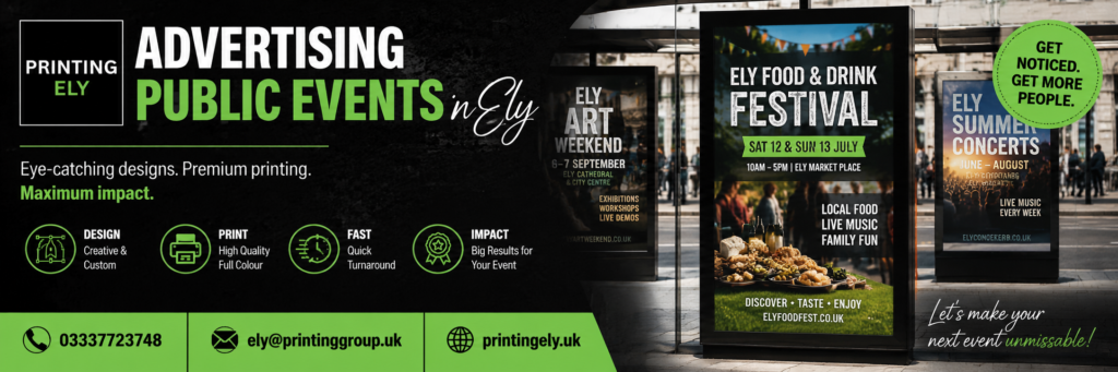 Advertising Public Events in Ely